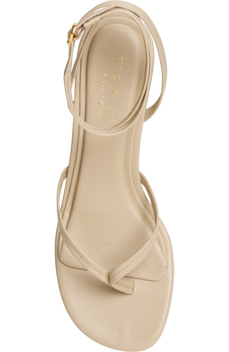 rag & bone Gemma Ankle Strap Sandal, Alternate, color, Macadamia