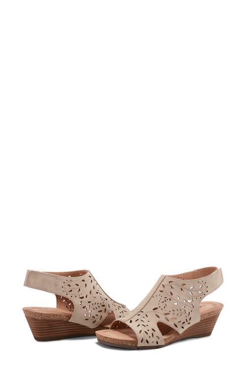 Shop Earth ® Halin Wedge Sandal In Light Natural