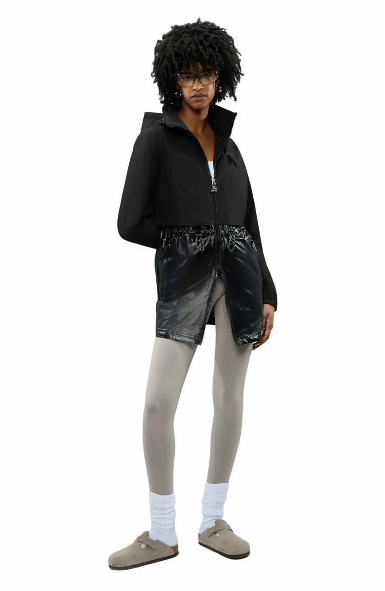 Alpenhaus Women's Valmenier Raincoat with Retractable Hood, Alternate, color, Black