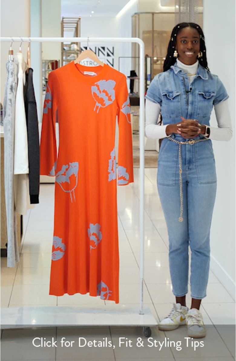 Leikky Myski Long Sleeve Sweater Dress, sales video thumbnail