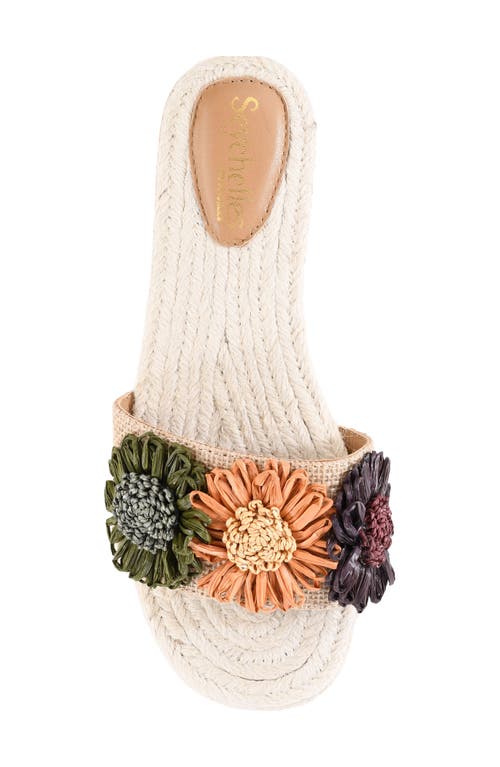 Seychelles Botanical Gardens Slide Sandal In Purple