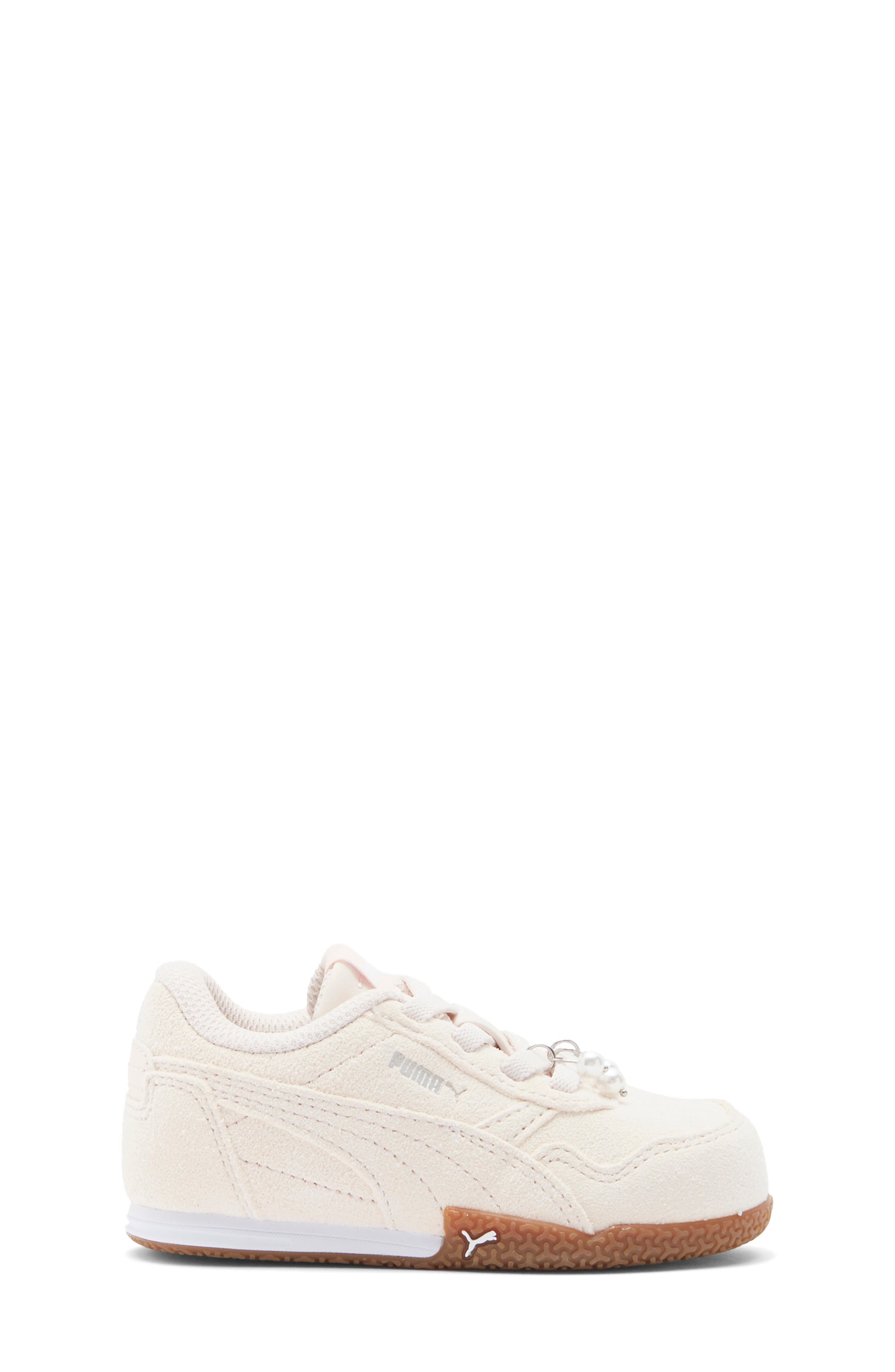 PUMA Kids' Bella Donna Pearls Sneaker, Alternate, color, Jasmine Flower/ Silver/ White