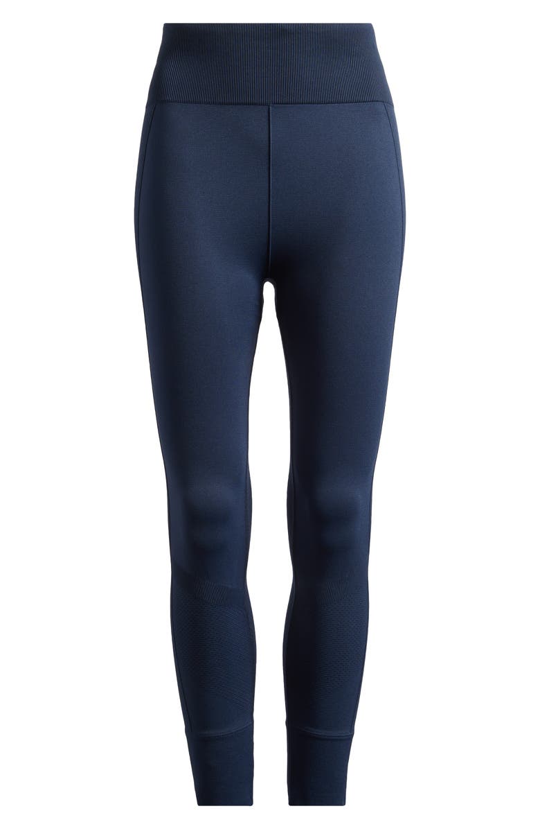 Halfdays Sophia Rib High Waist Legging, Alternate, color, Navy