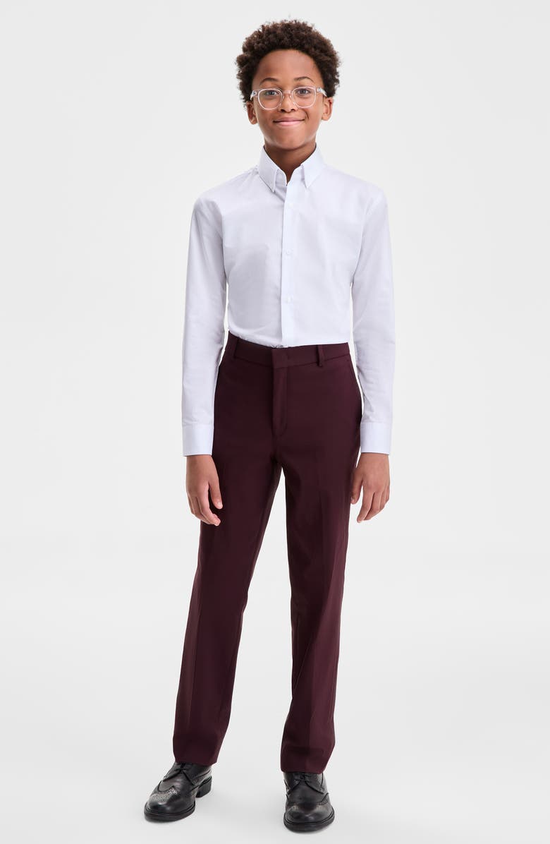 Brooks Brothers Kids' Solid Dress Short, Alternate, color, White