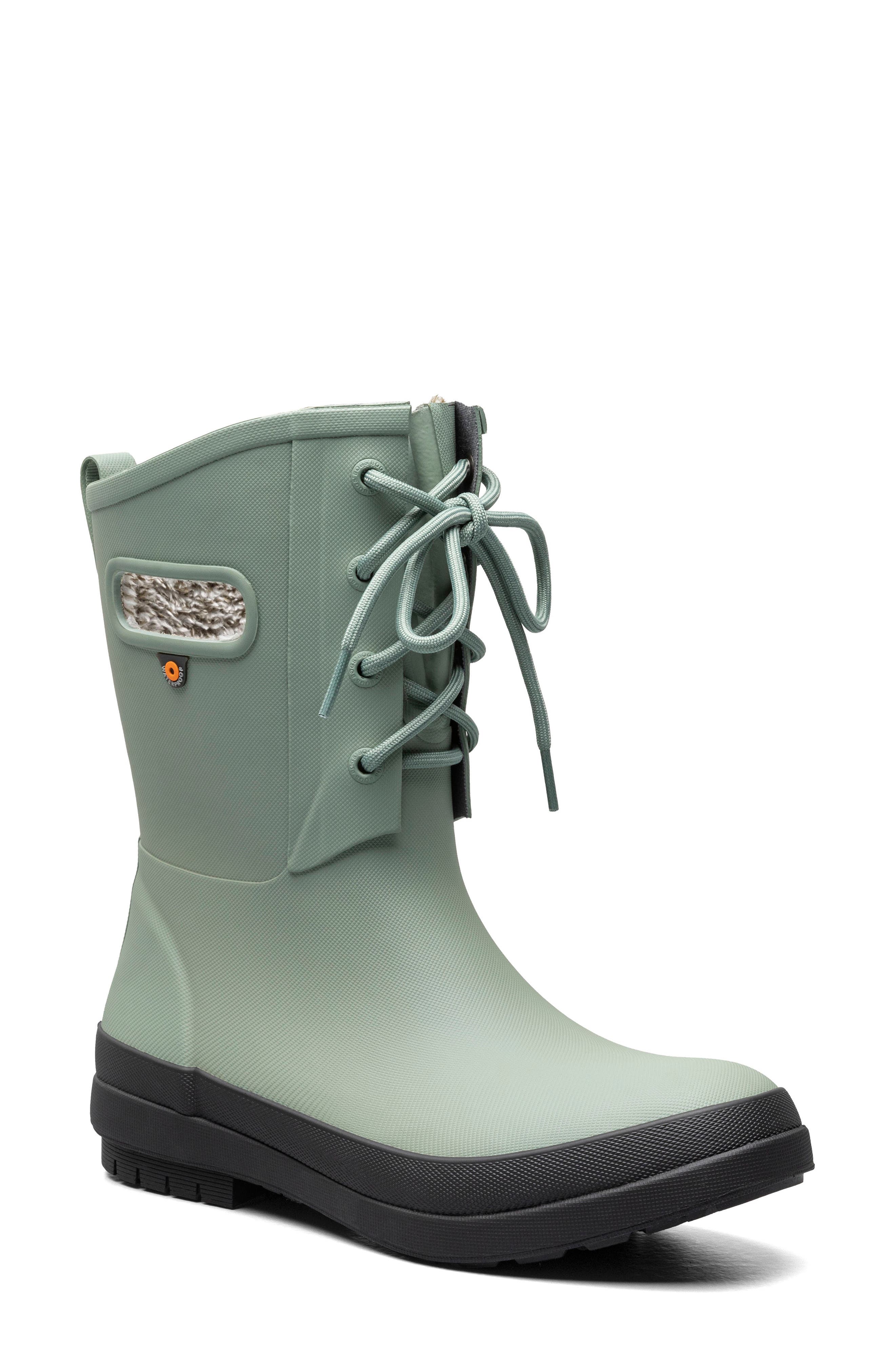 Bogs Amanda Plush Waterproof Rain Boot, Main, color, 