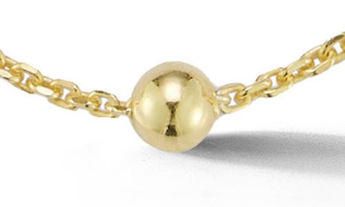 Glaze Jewelry 4mm Ball Station Necklace In Gold