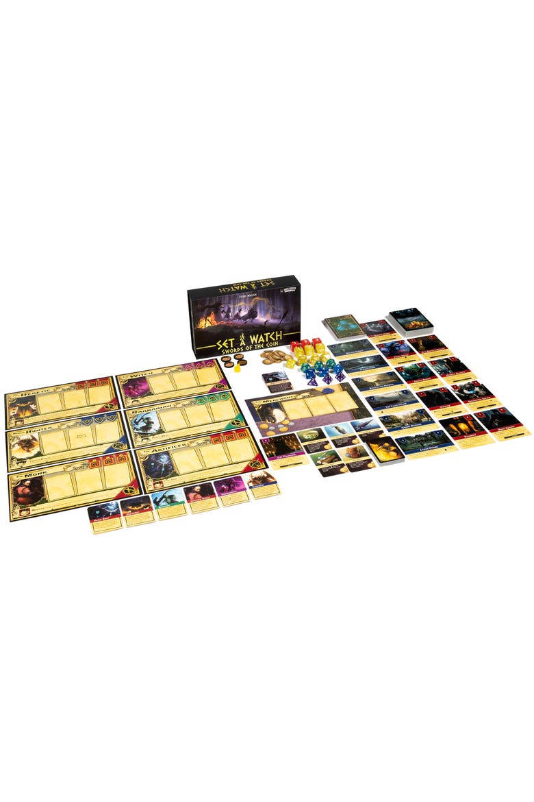Set A Watch Swords of the Coin Co Op Board Expansion, Alternate, color, Multicolored