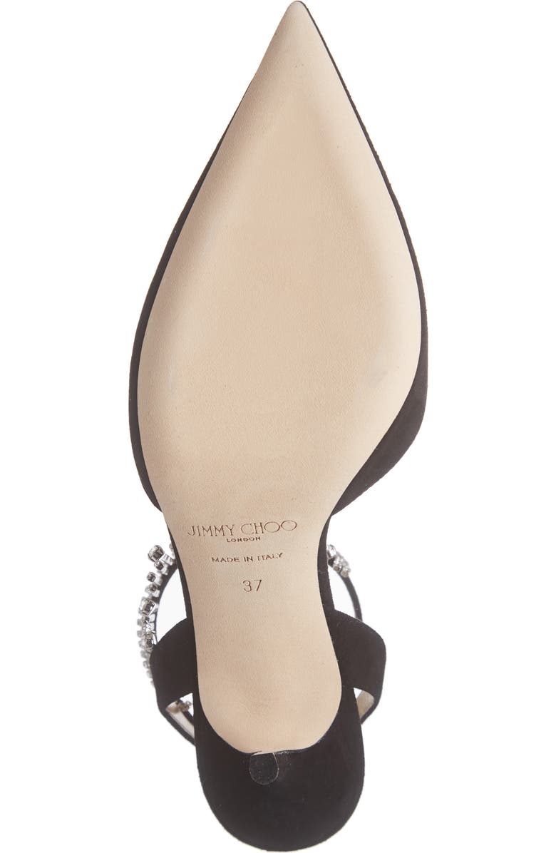 Jimmy Choo Birtie Crystal Chain Pointed Toe Pump, Alternate, color,