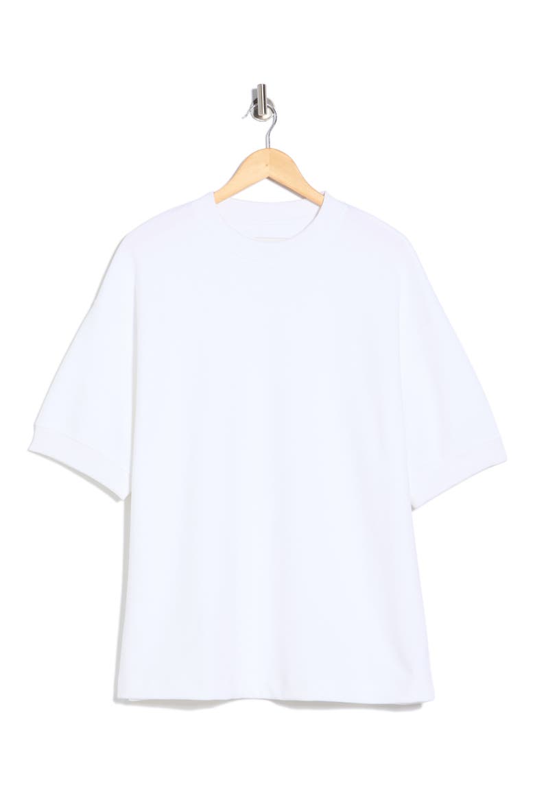Heavyweight Knit T-Shirt, Alternate, color, WHITE