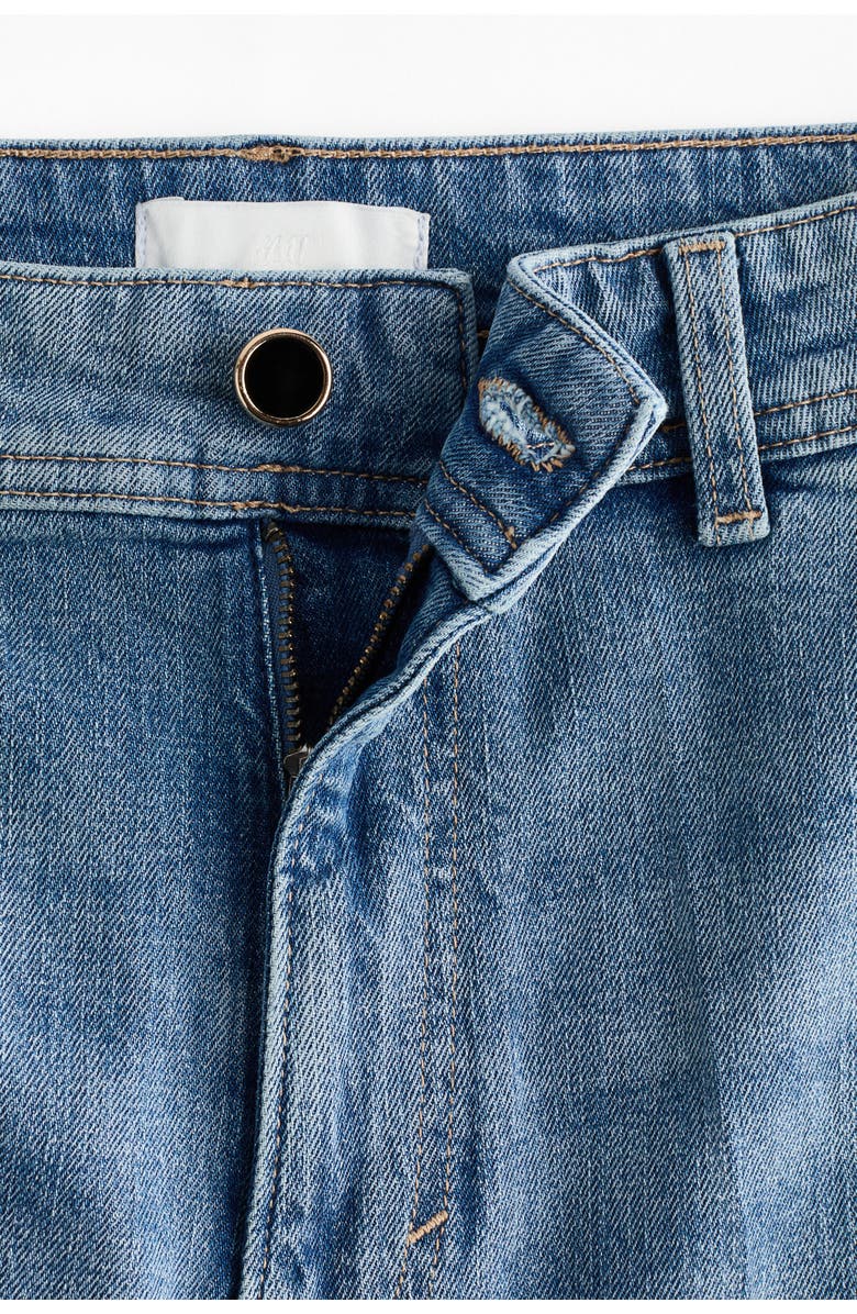 H&M Wide High Jeans, Alternate, color, Light Denim Blue