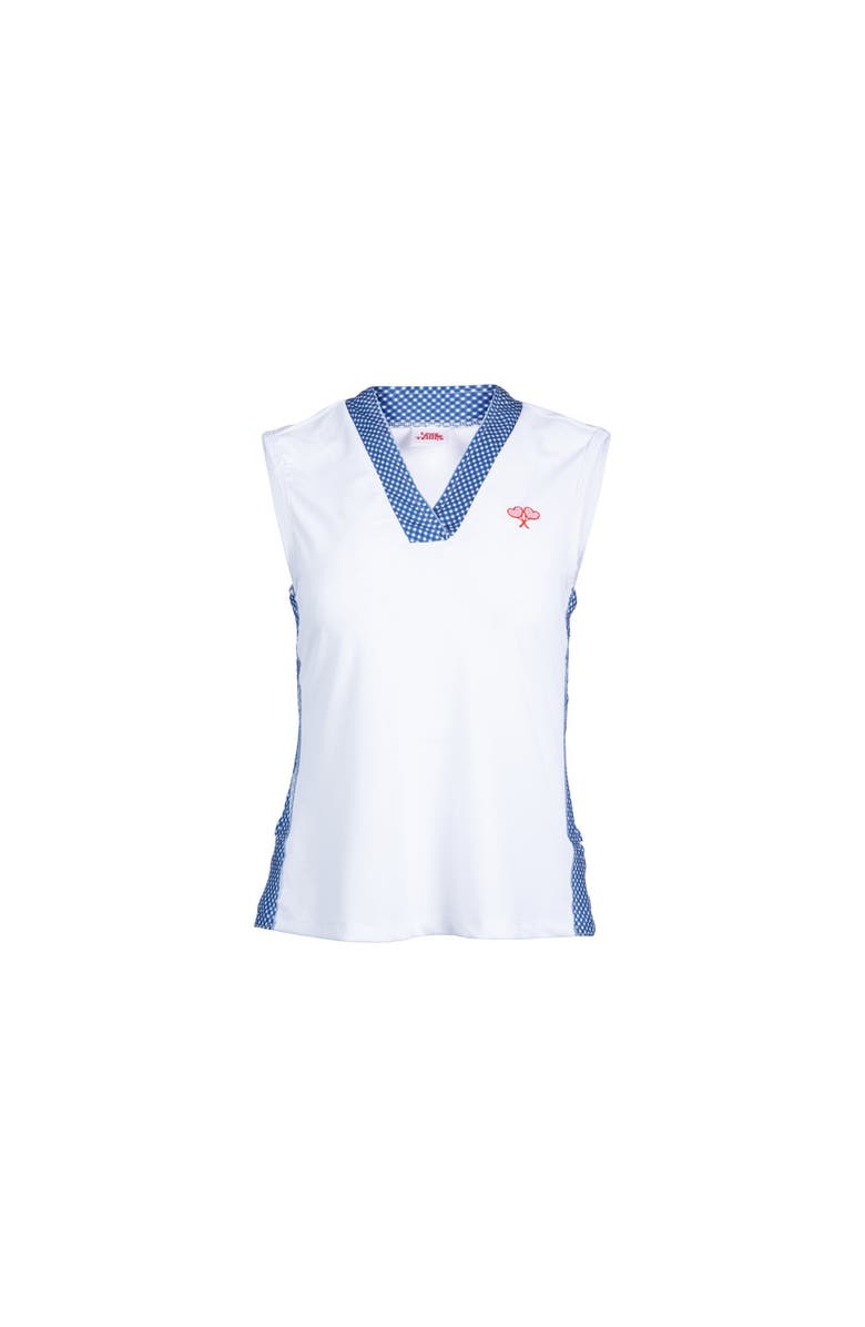 Love All Women's Tracy Top Gingham, Main, color, Blue