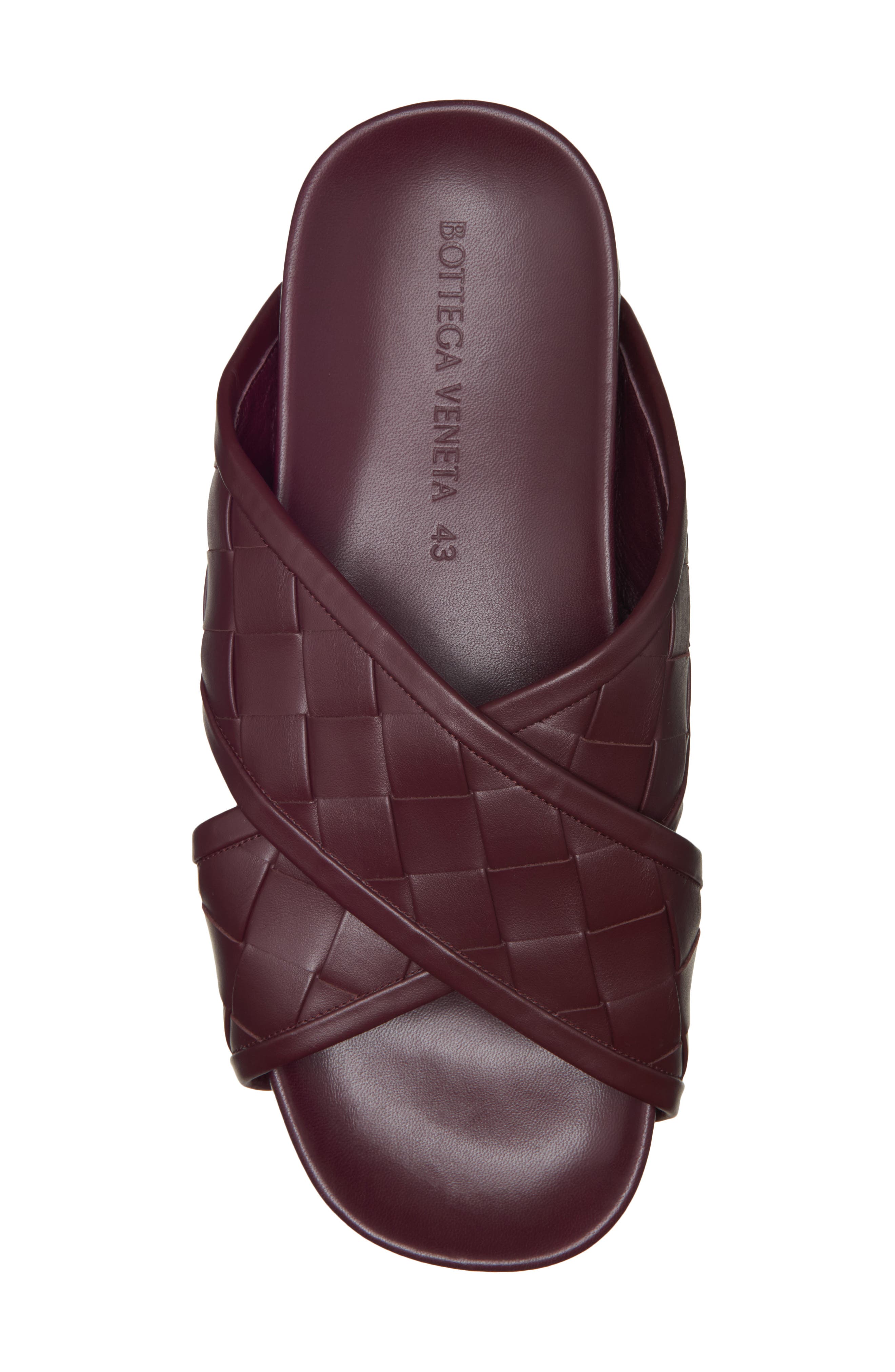 Bottega Veneta Tarik Mule, Alternate, color, 6176 Deep Mahogany