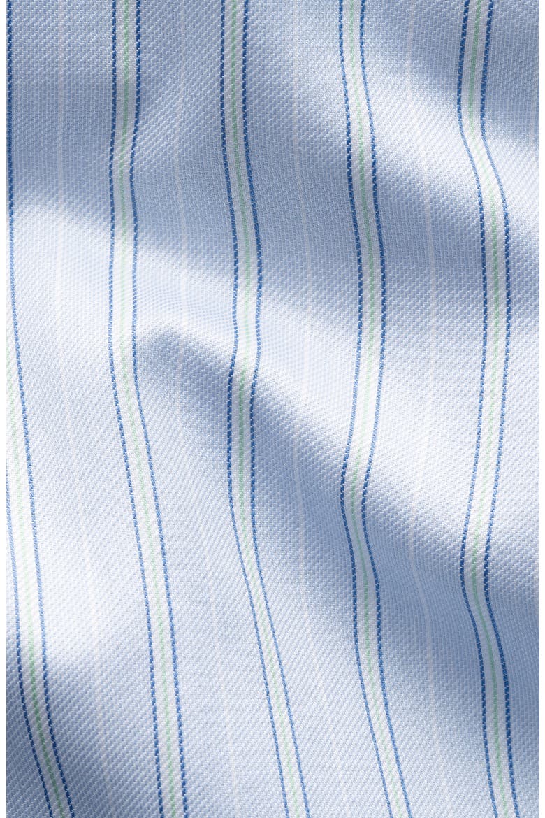 Slim Fit Stripe Dress Shirt, Alternate, color, LIGHT BLUE