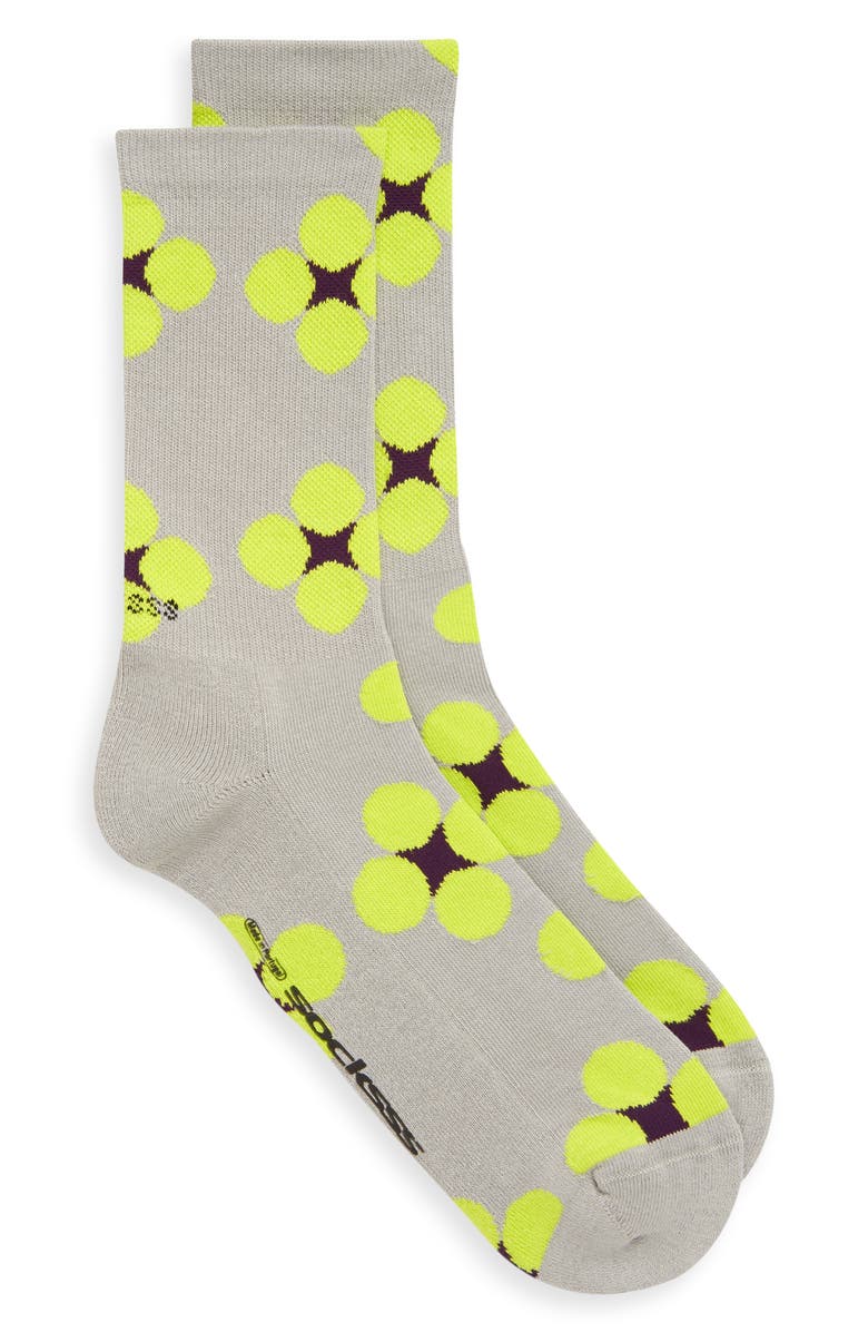 Socksss Sour Grapes Organic Cotton Blend Tennis Socks, Main, color, 