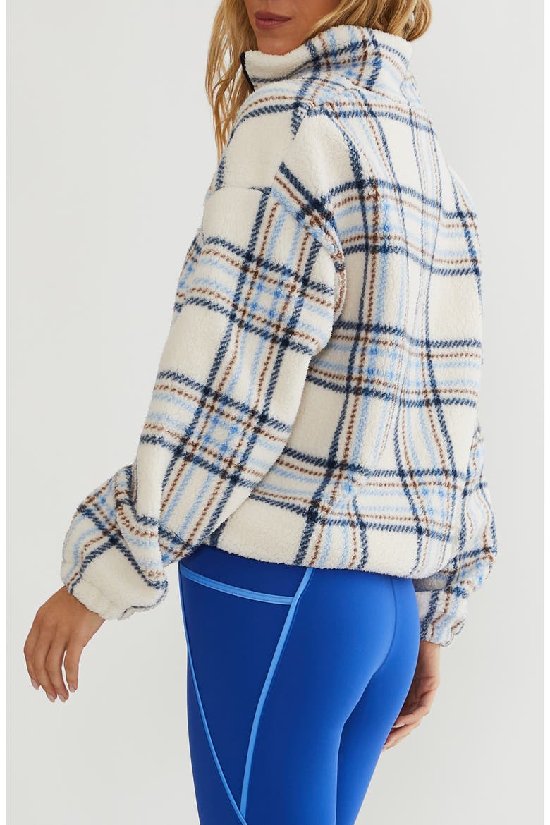 Leona Faux Fur Sherpa Jacket, Alternate, color, OPAL SKY SHERPA
