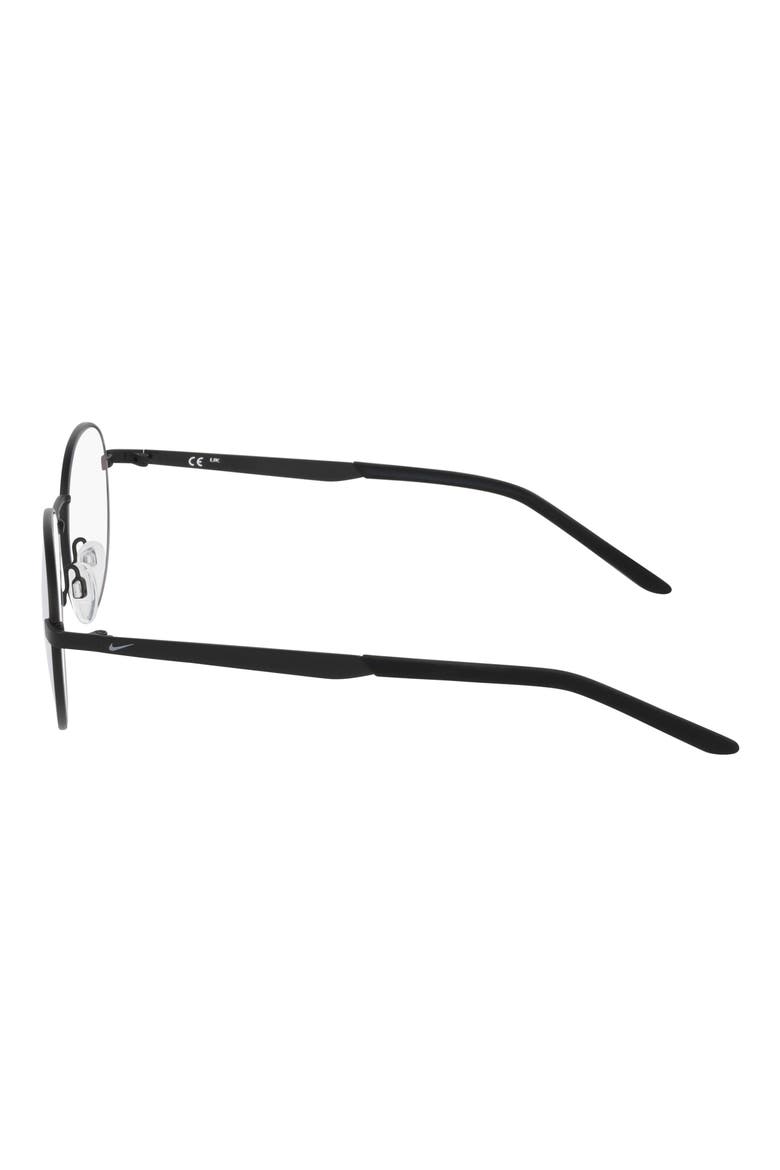 Traveler Drift 51mm Round Blue Light Blocking Reading Glasses, Alternate, color, MATTE BLACK / BLUE LIGHT