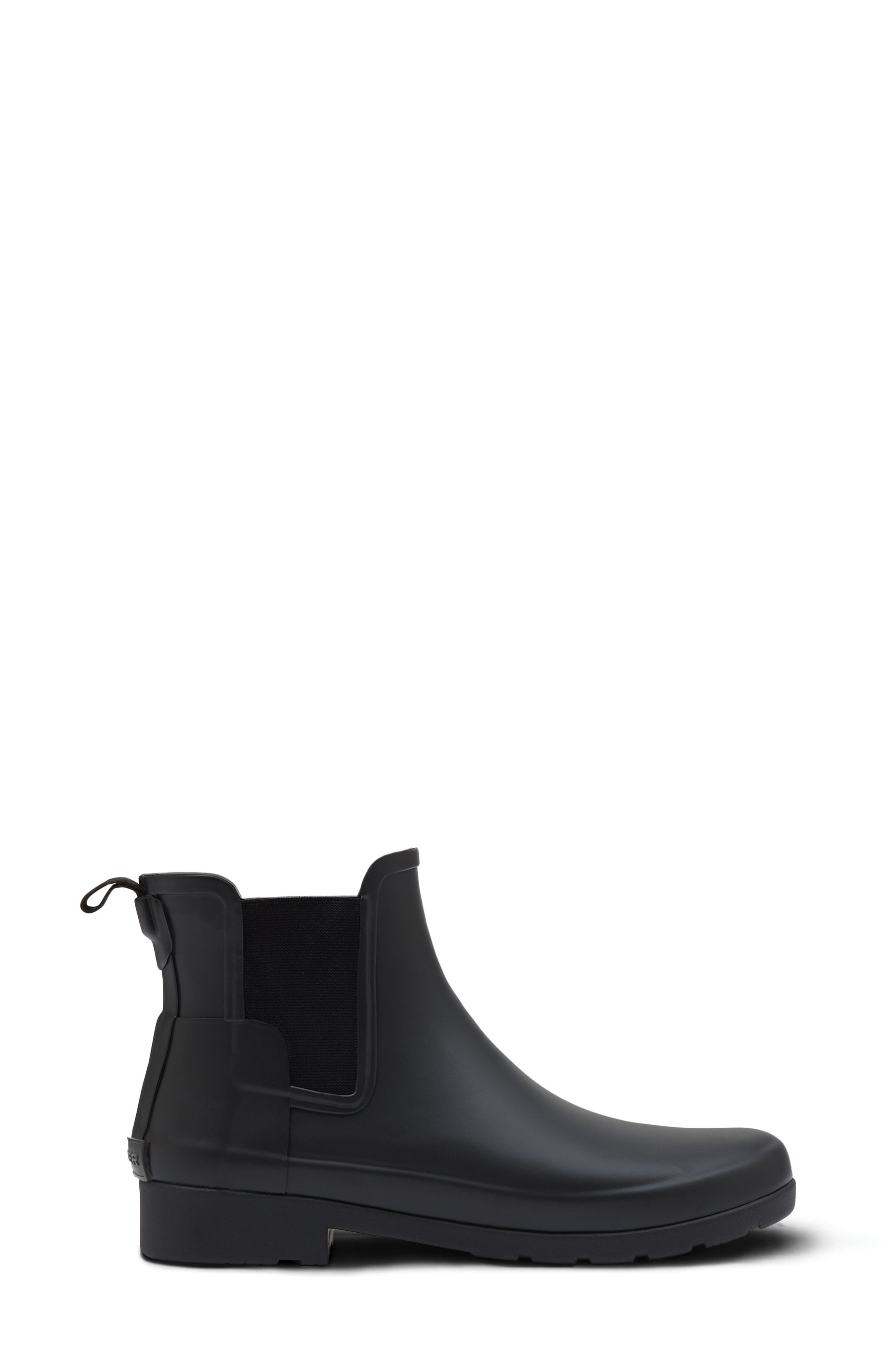 Refined Chelsea Boot, Alternate, color, BLACK