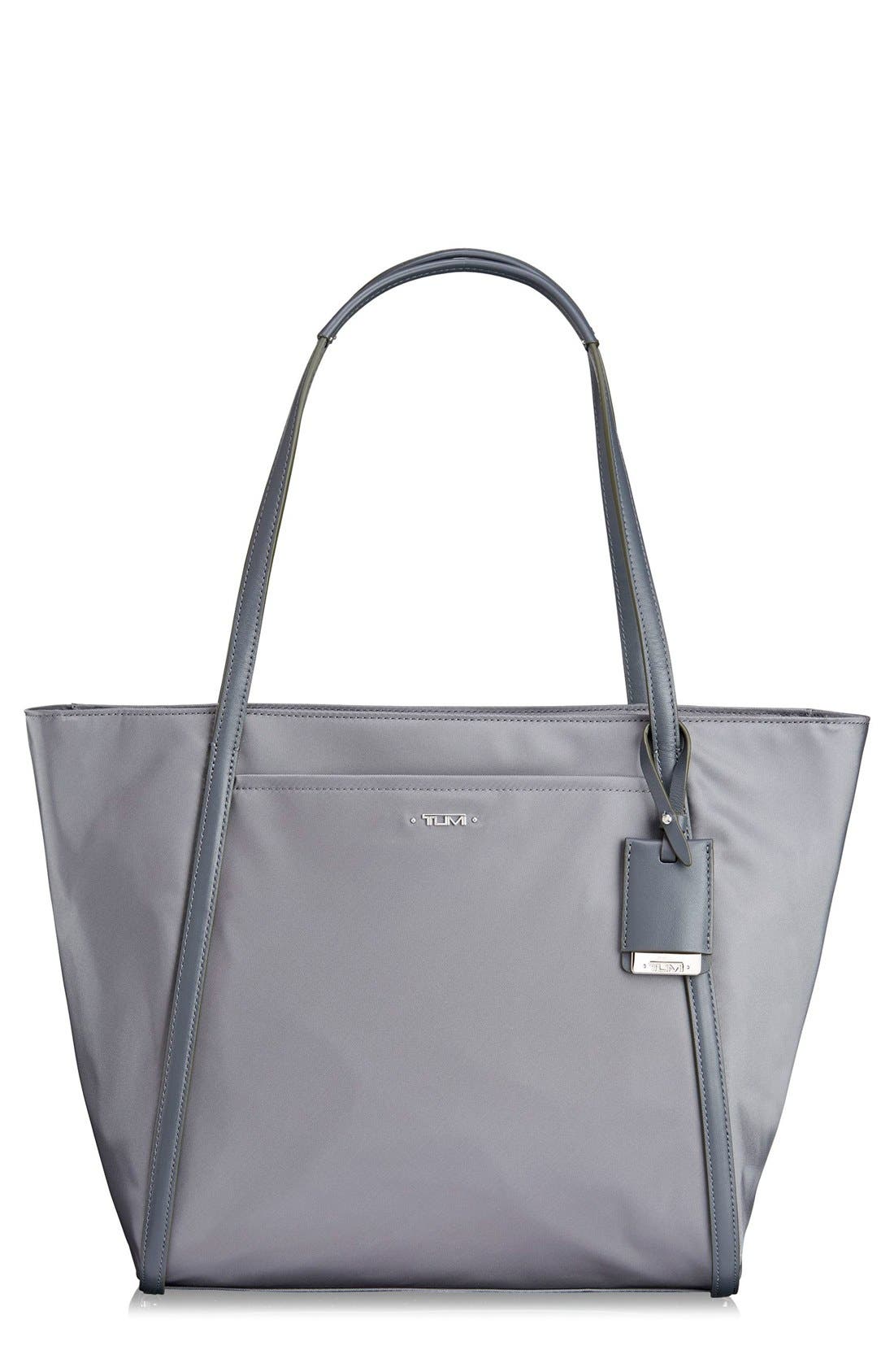 'Voyageur Q-Tote®' Nylon Tote, Main, color, STONE