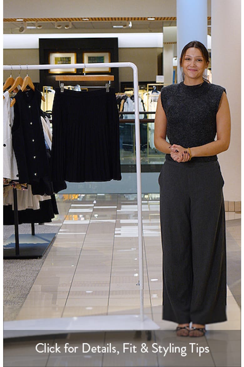 Pleated Knit Skirt video