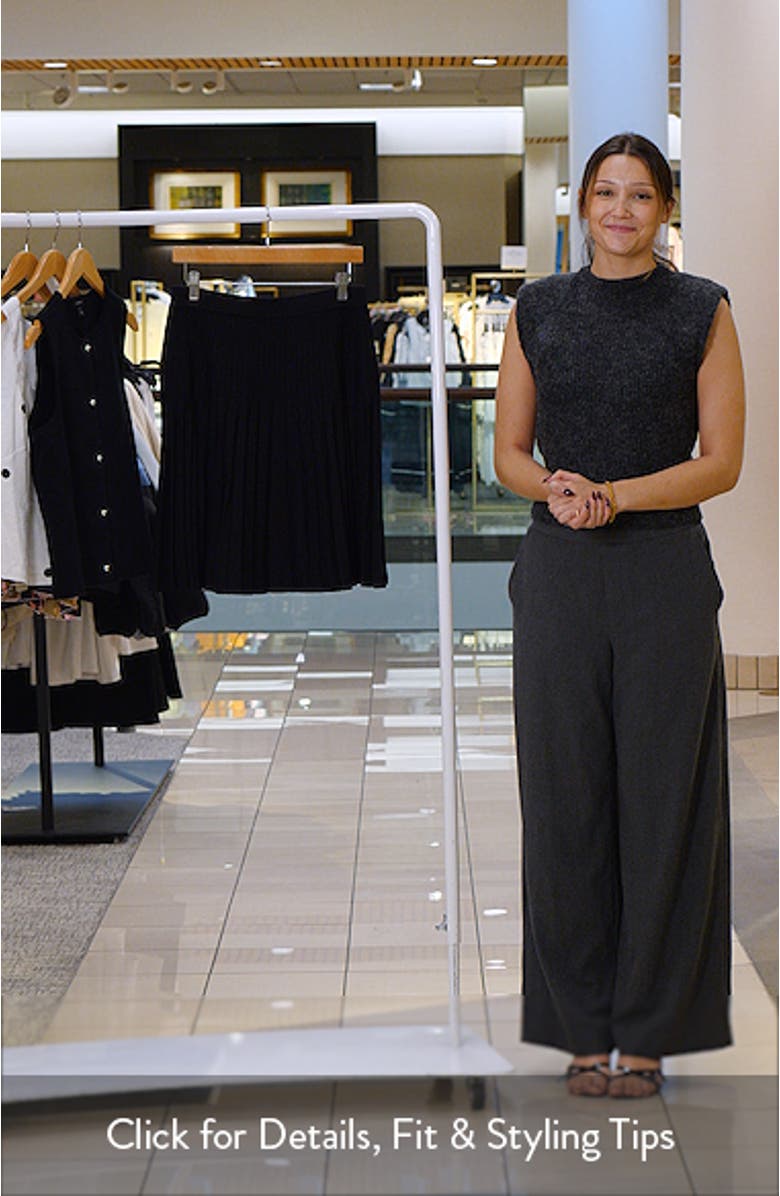 Pleated Knit Skirt, sales video thumbnail