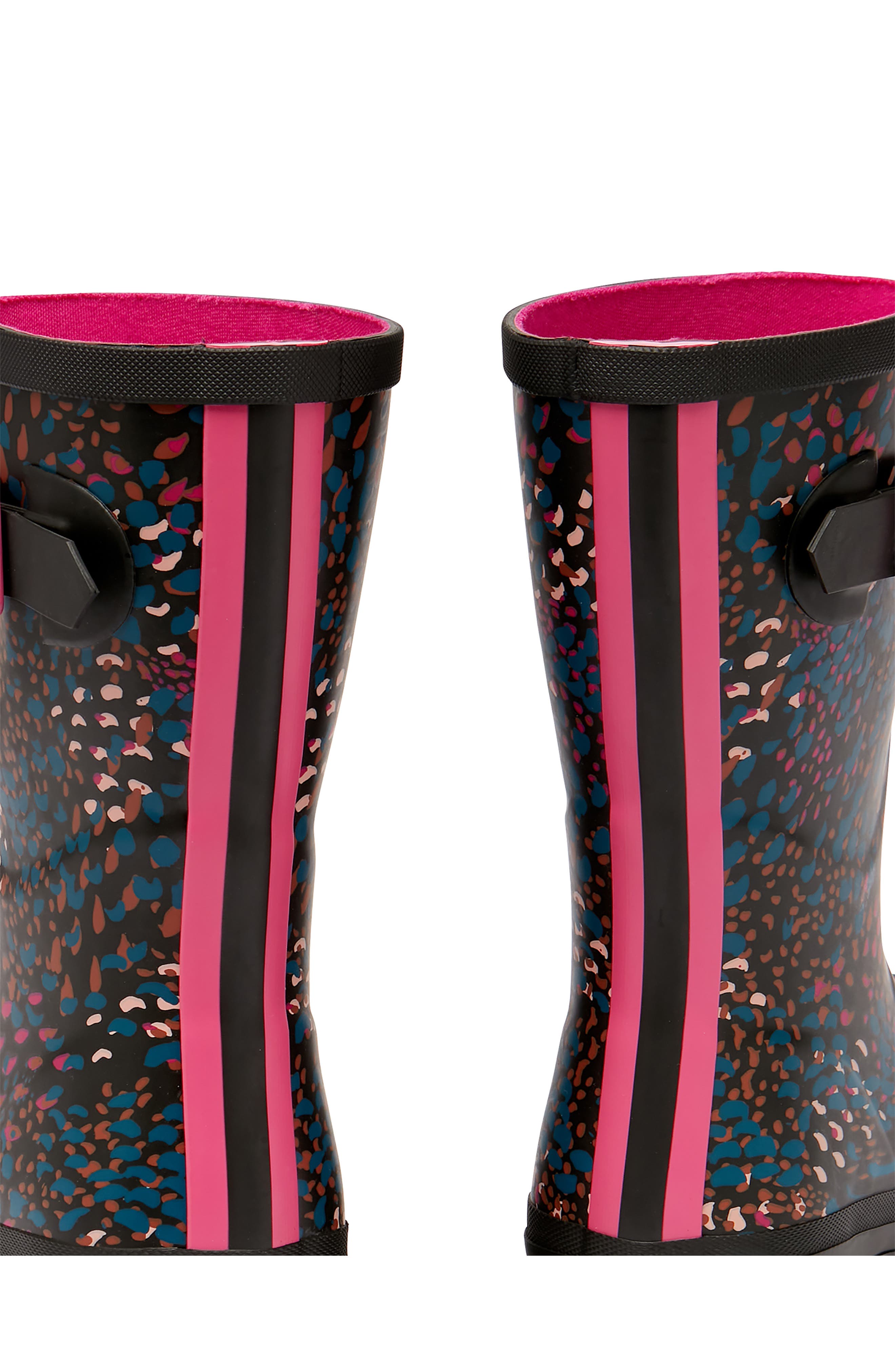 Joules Women's Neoprene Printed Rain Boots — Tall Welly Boots, Water-Dispersing Outsole, Stretch Fit - View #3