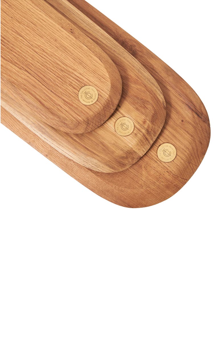 The Collective Home Belfort Long Board, Alternate, color, Brown