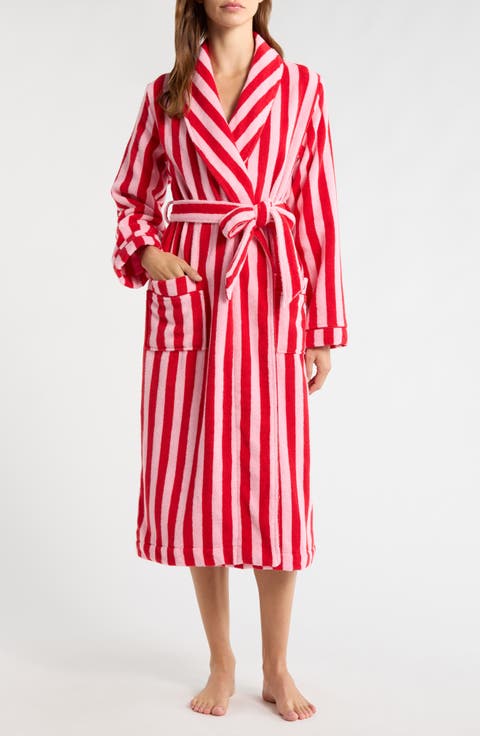 Stripe Hydrocotton Terry Robe