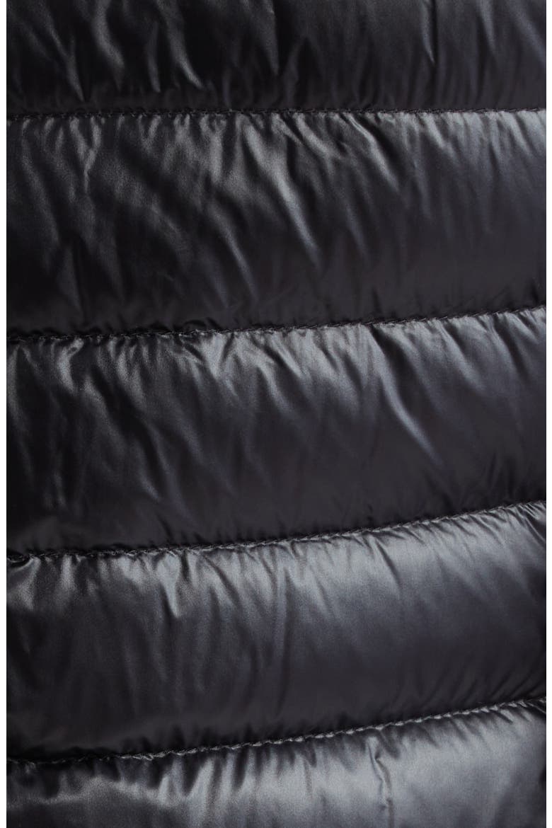 Glygos Hooded Down Vest, Alternate, color, BLACK