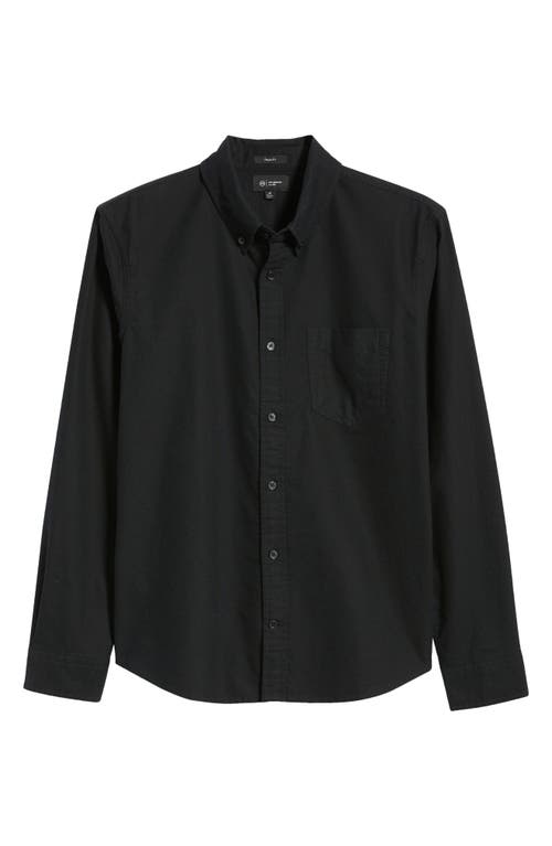 Ag Dean Classic Fit Button-down Shirt In Black