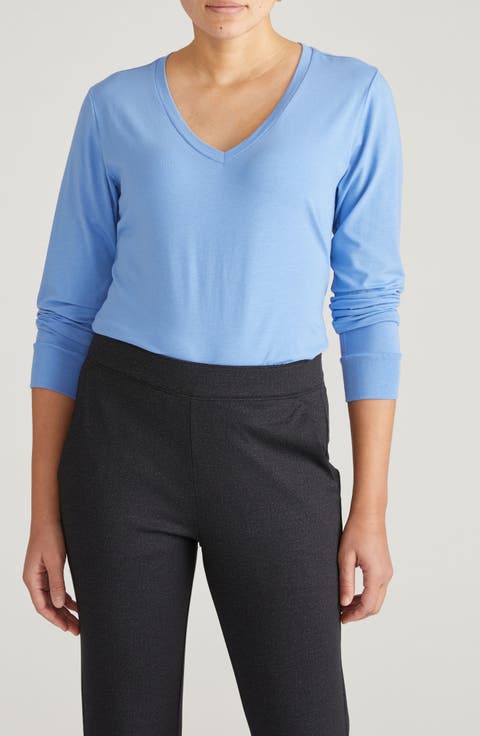 Long Sleeve V-Rex Tee (Plus Size)