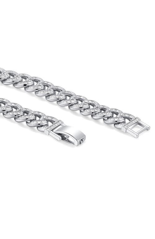 Brook & York Cubic Zirconia Chain Link Bracelet