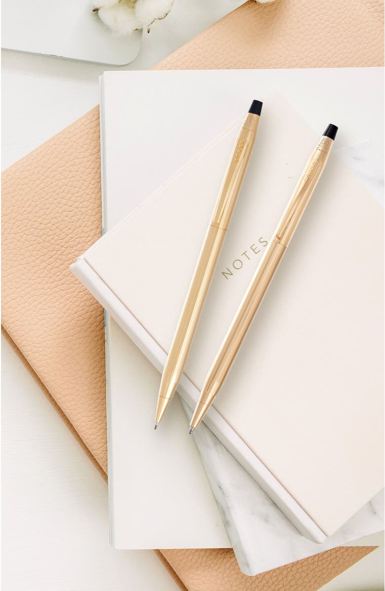 A.T. Cross Classic Century Pen and Pencil Set, Alternate, color, 23Kt Gold