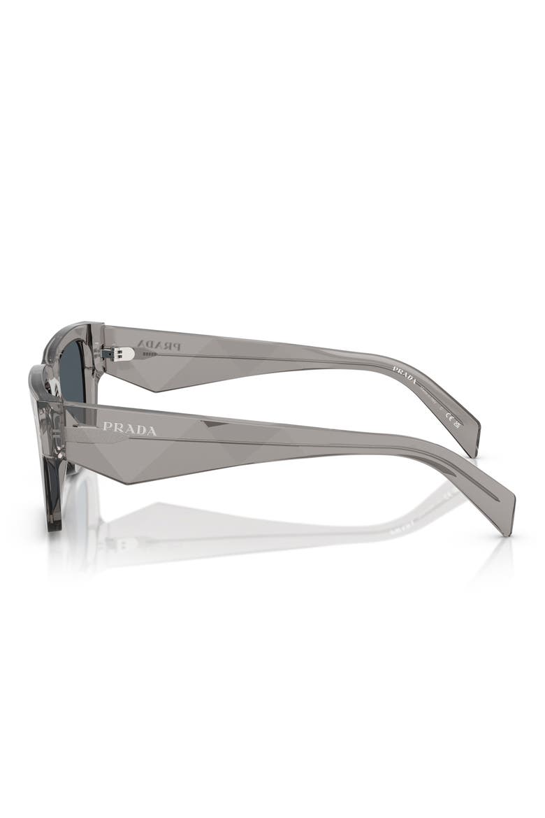 50mm Pillow Sunglasses, Alternate, color, DARK GREY