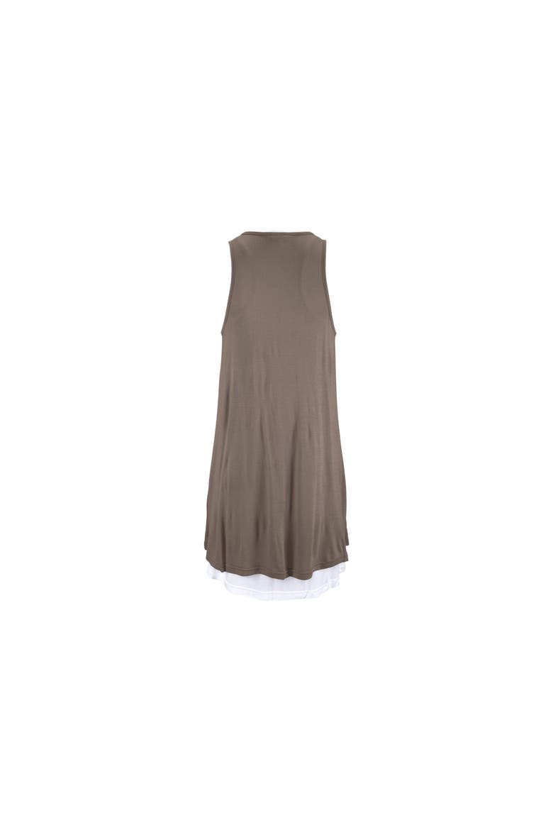 Layered Look Dress, Alternate, color, Khaki