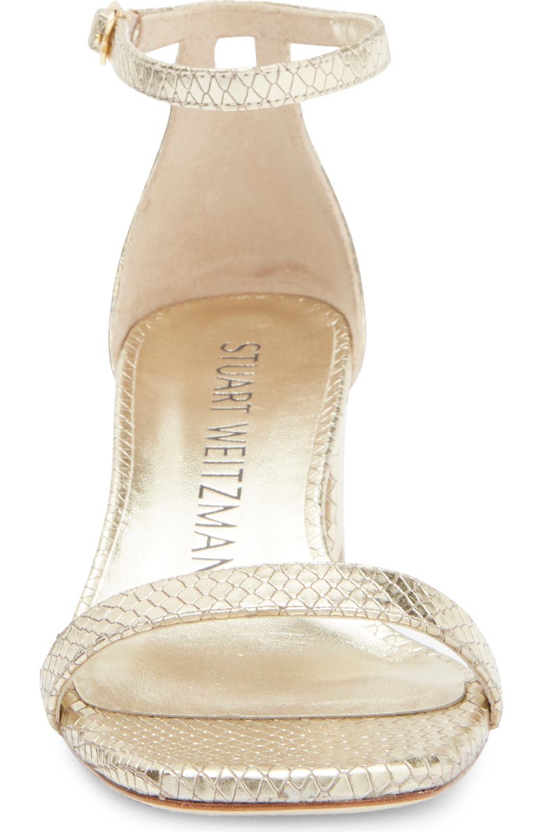 Stuart Weitzman Simple Curve Block Heel Sandal, Alternate, color,