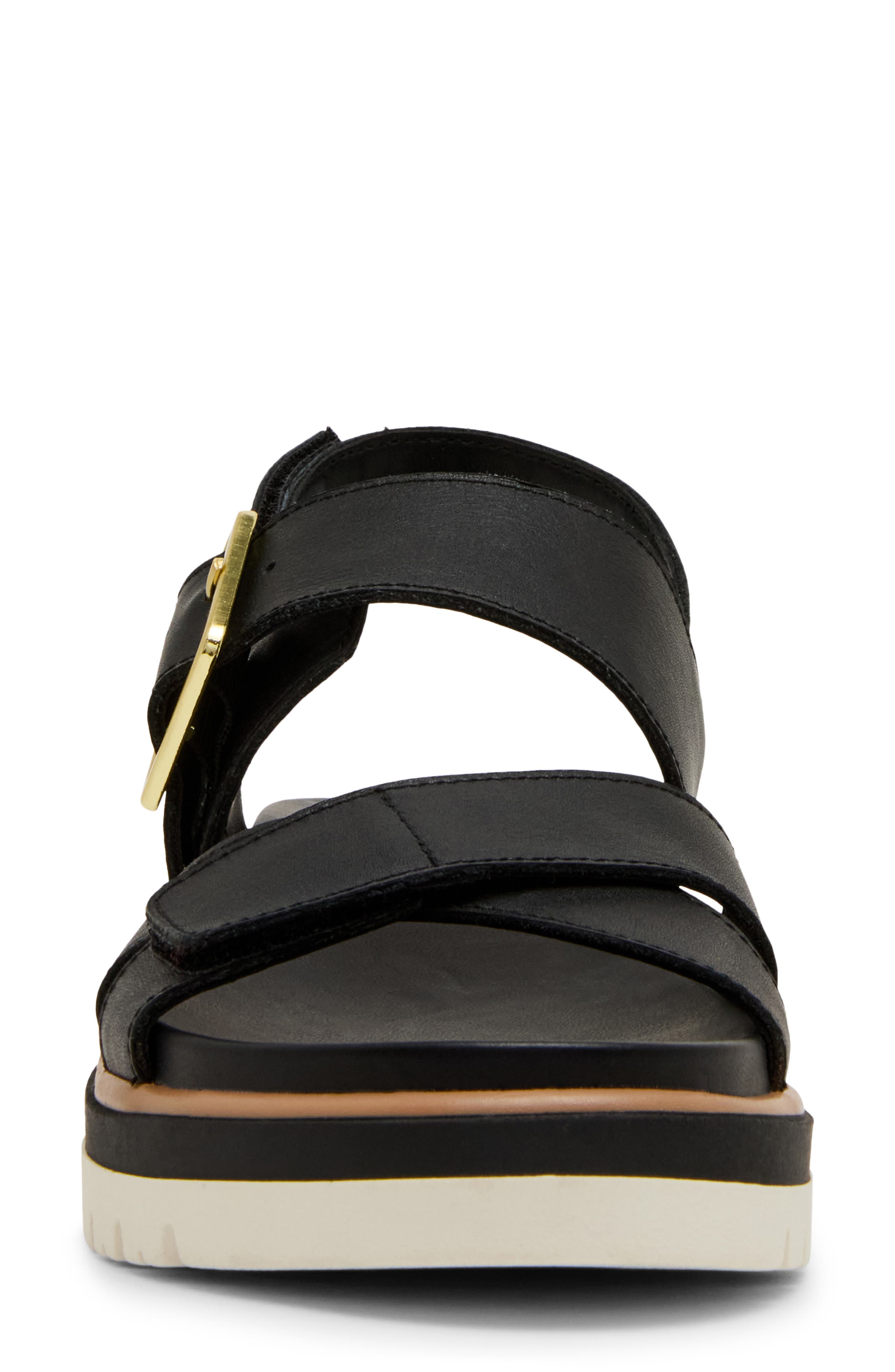 Blondo Beau Sandal, Alternate, color, Black Leather