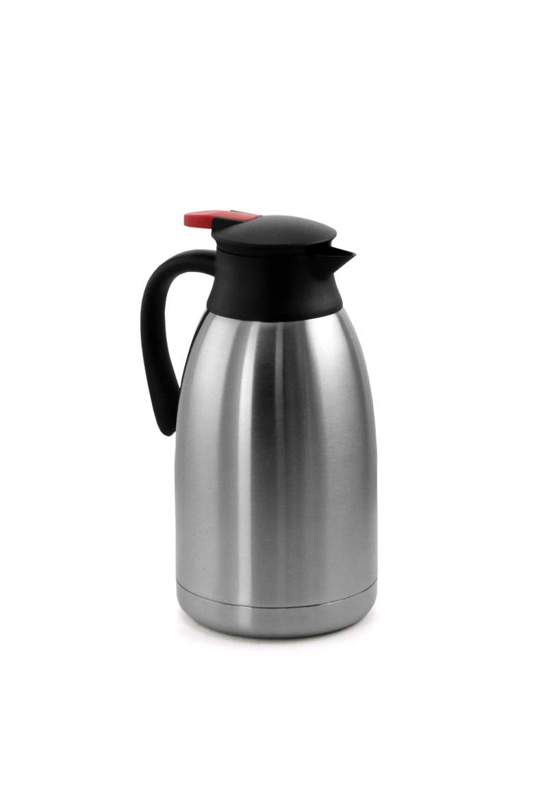 2.11 Quart Stainless Steel Thermal Beverage Carafe for Coffee and Tea, Main, color, Silver