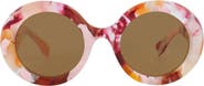 Gucci 52mm Round Sunglasses