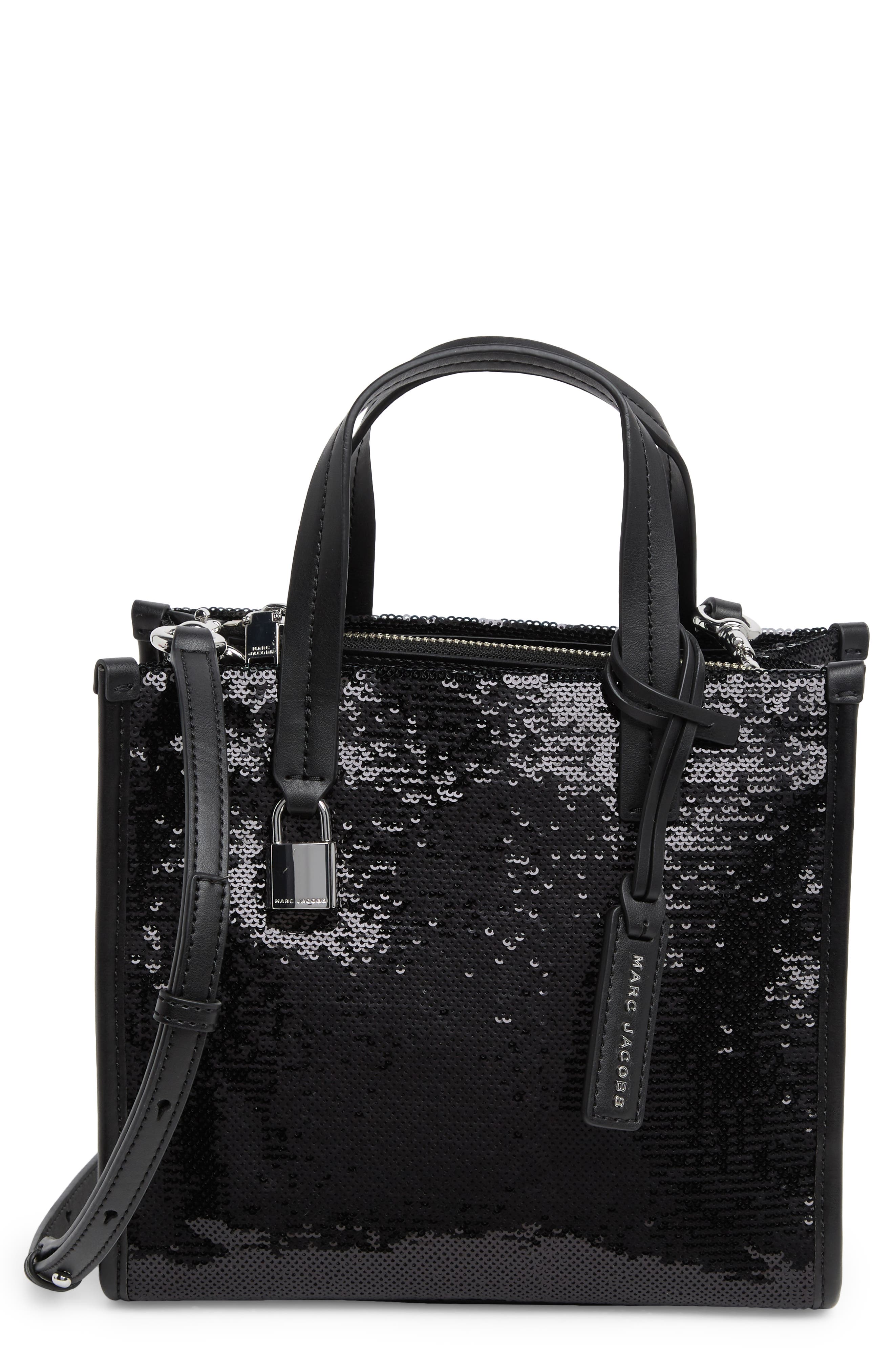Marc Jacobs Mini Grind Sequin Tote Bag, Main, color, 
