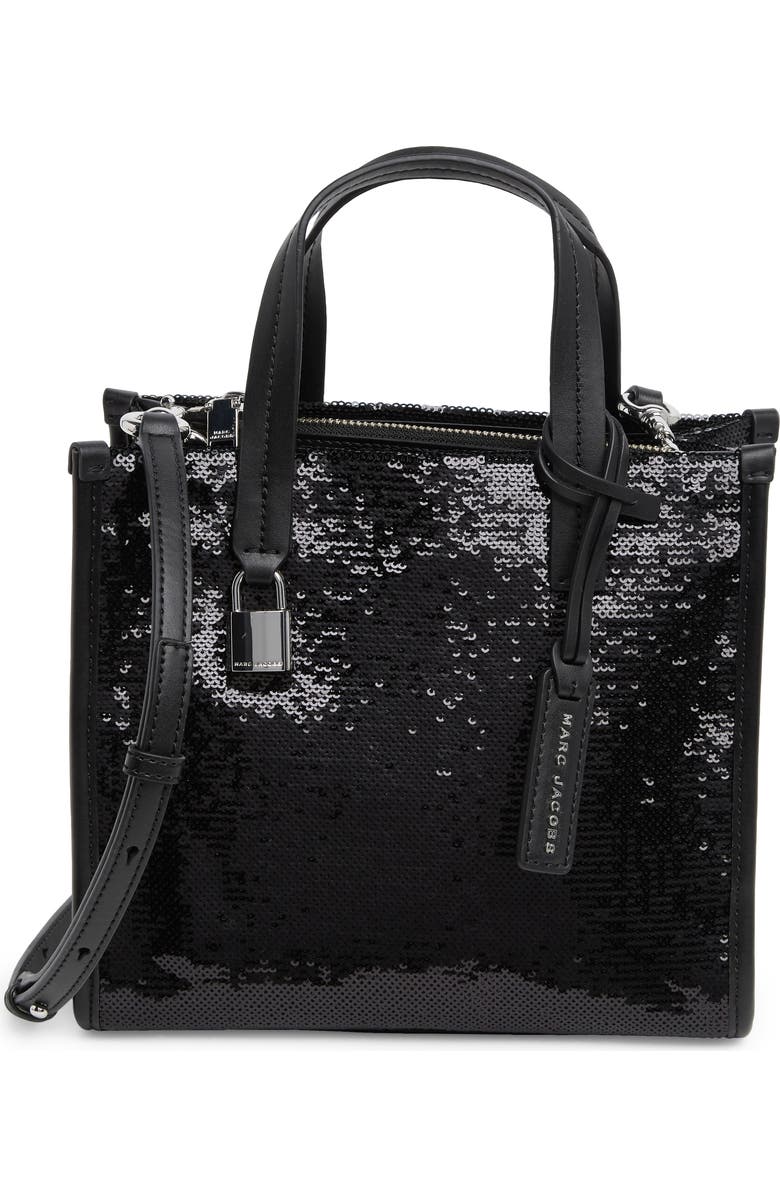 Marc Jacobs Mini Grind Sequin Tote Bag, Main, color,