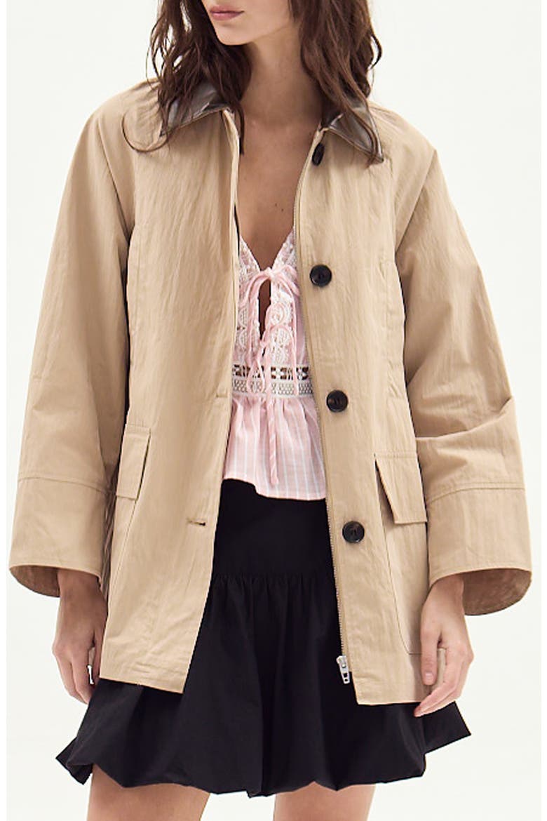 Montecarlo Cotton Blend Barn Jacket, Alternate, color, CAMEL