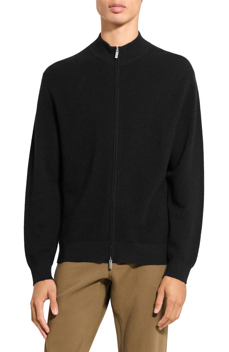 Theory Cyr Cashmere Cardigan, Main, color, Black