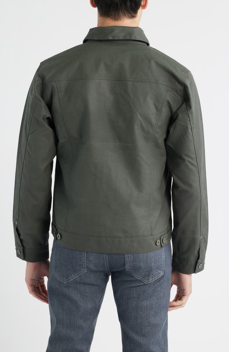 Filson Short Waxed Cotton Cruiser Jacket, Alternate, color, Castor Gray