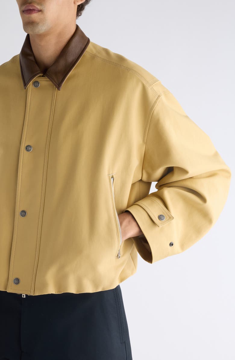 Acne Studios Opado Cotton Sateen Jacket, Alternate, color, Sand Beige