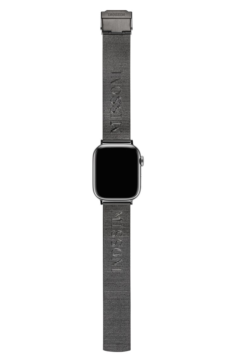 Missoni Lettering Stainless Steel 24mm Apple Watch<sup>®</sup> Watchband, Alternate, color, 