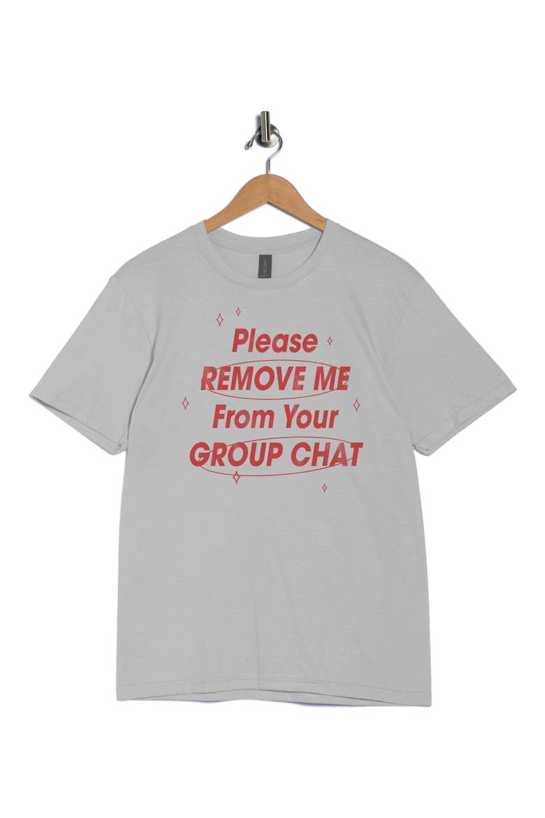 Group Chat Graphic T-Shirt, Alternate, color, WHITE