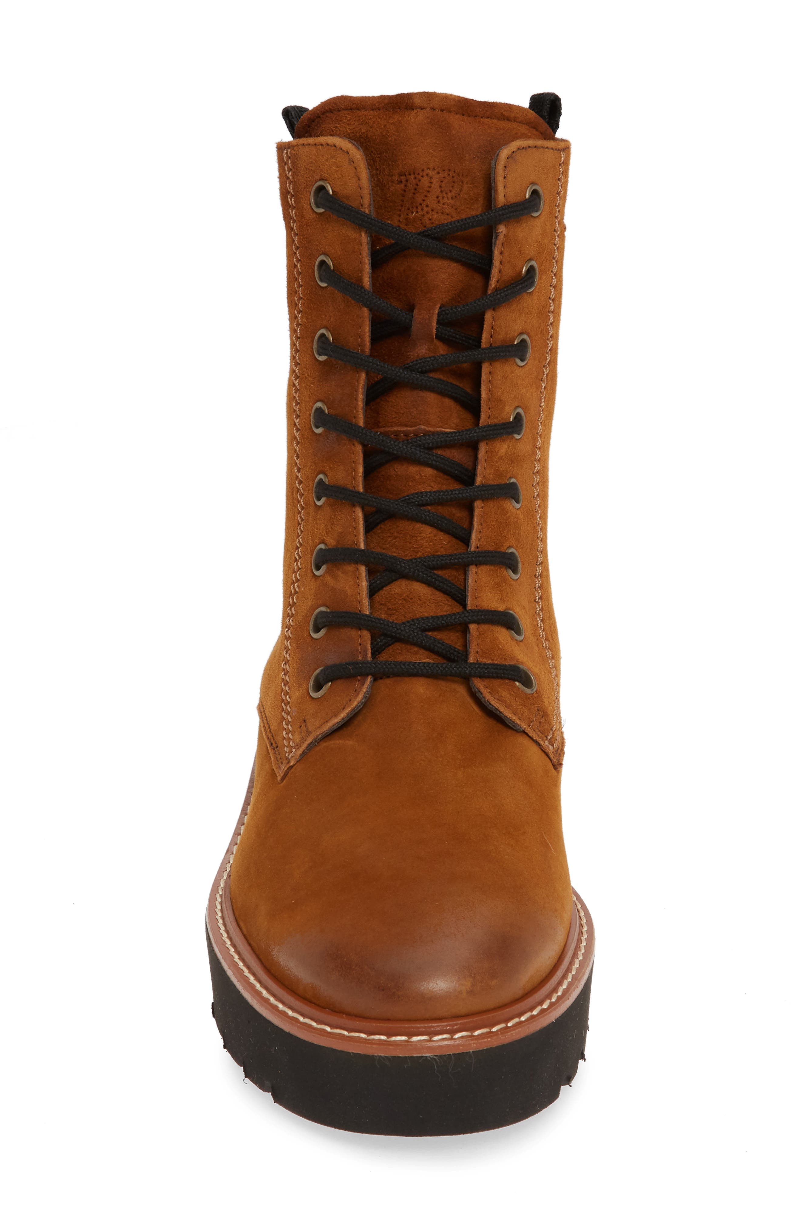 Paul Green Boone Combat Boot, Alternate, color, 