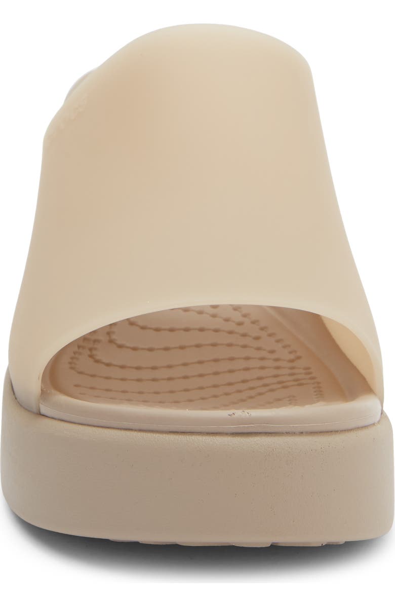 CROCS Brooklyn Platform Slide Sandal, Alternate, color, Taupe