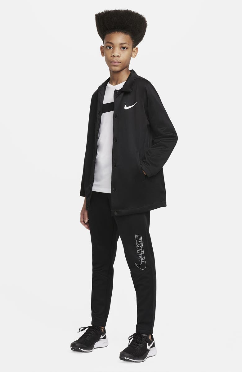 Nike Kids' Therma-FIT Snap-Up Jacket, Alternate, color, 