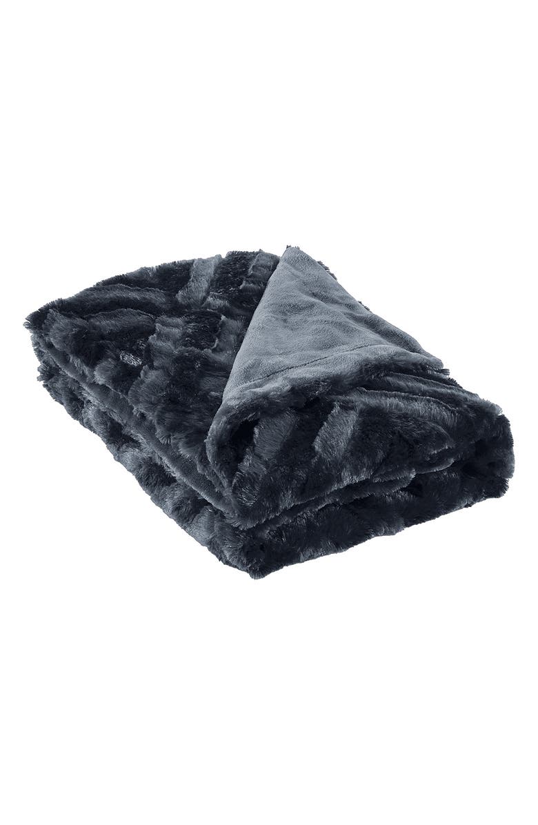 Modern Threads Luxury Faux Fur Throw Blanket, Main, color, 